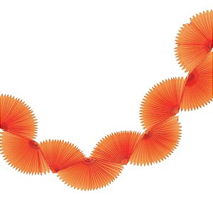 Laranja - Guirlanda Leque