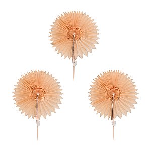 Pêssego - Mini Leque Topper