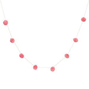 Rosa Flamingo - Guirlanda Pompom