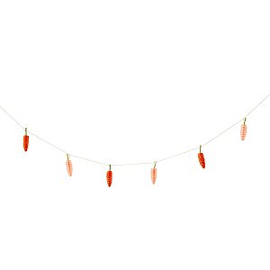 Laranja e Pessego - Guirlanda Mini Cenoura