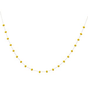 Amarelo Quindim - Guirlanda Mini Pompom