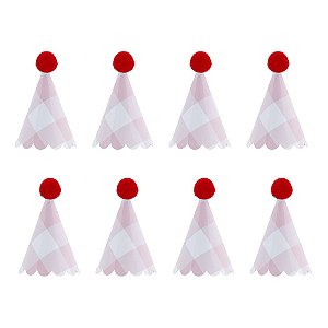 Xadrez Rosa Morango - Mini Chapeuzinho (08 und)