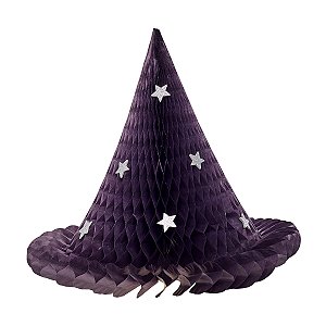 Preto Halloween - Chapéu Bruxa