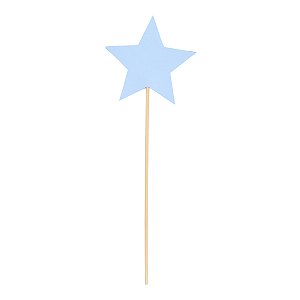 Azul Céu - Topo De Bolo Estrela