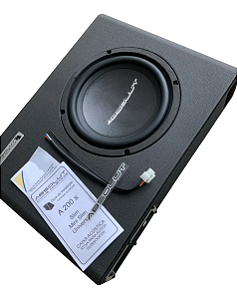 Subwoofer slim amplificado 8"