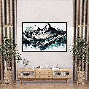 Montanhas Chinesas Abstrato