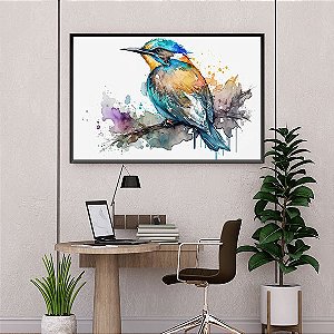 Martins Pescador em Aquarela