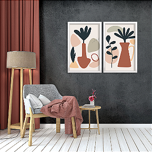 Vaso Abstrato Duo