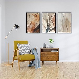 Pétalas Abstratas Trio