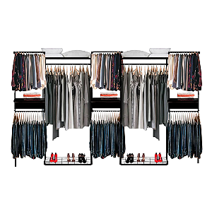 Closet Aramado - Linear CLR373 Gav - 3,70m