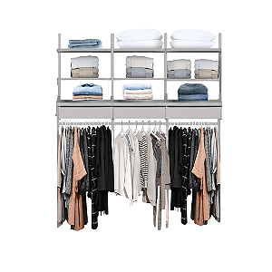 Arara de Parede Plus com Gaveta - 1,90m