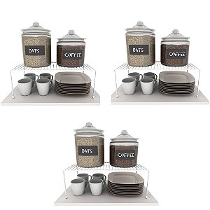 ORGANIZADOR P/ ARMARIO GRANDE ESSENCE - BRANCO