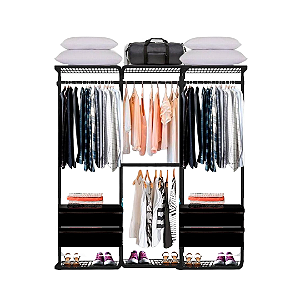 Closet Aramado - Linear CLR221 com Gaveta - 1,90m