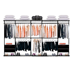 Closet Aramado - Linear CLR221 com Gaveta - 3,70m