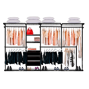 Closet Aramado - Linear CLR 250 com Gaveta - 3,40m