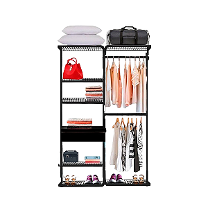 Closet Aramado - Linear CLR 252 com Gaveta - 1,30m