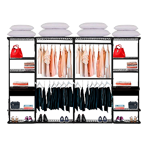 Closet Aramado - Linear CLR 252 com Gaveta - 3,10m