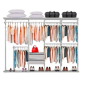 Closet Aramado - Linear CLR 282 com Gaveta - 2,80m