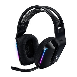 Headset Gamer Logitech G733 Sem Fio 7.1 RGB