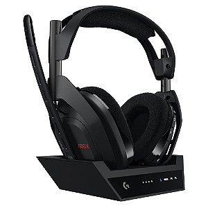 Headset Sem Fio Astro A50X Preto Compatível Com Xbox Series X|S, PlayStation, PC/Mac