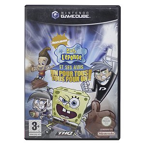 Jogo Usado Bob l'éponge et ses amis: Un pour tous, tous pour un! - Versão EUROPEIA - GameCube