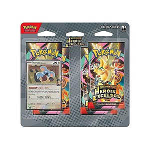 Blister Quádruplo Megaevolução Heróis Excelsos - Komala do Lauro (Português)