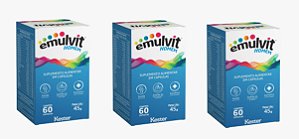 Kit 3uni Emulvit Homem 60 cáps - Kester Pharma