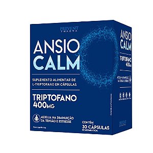 Ansiocalm - L-triptofano 400mg 30 cáps - Prevent Pharma