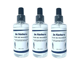 3uni Óleo de Magnésio Spray (3x 250ml) - In Natura