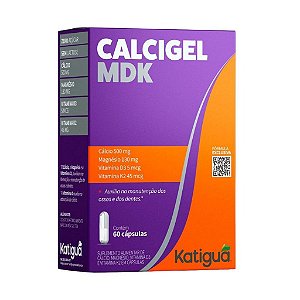 Calcigel MDK 750mg 60 cáps - Katiguá
