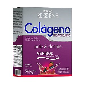 Colágeno Pele e Derme Verisol Frutas Vermelhas  - Katiguá