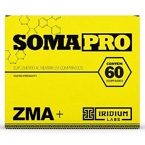 Soma Pro ZMA Pré-Hormonal 60 comp. - Iridium Labs