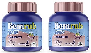 Kit 2uni Descongestionante Refrescante Bemrub Baby Balsamo 30g - Avvio