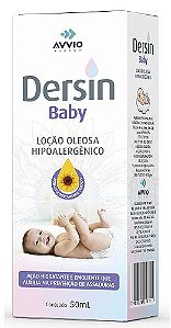 Loção Oleosa para Assaduras Dersin Baby 50ml - Avvio