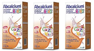 Kit 3uni Abcalcium Kids 240ml Solução Oral - Airela