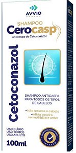 Shampoo p/ Caspa Cerocasp 100ml - Avvio