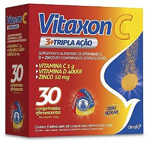 Kit 2uni Vitaxon C Tripla Ação Imuno 30 Comprimidos - Airela