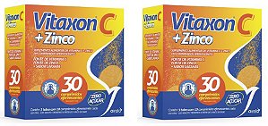 Kit 2uni Vitaxon C + Zinco Efervescente 30 Comp. - Airela
