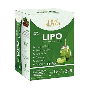 Chá Instantâneo Lipo Tea Sabor Limão 75g 15x5 - MixNutri