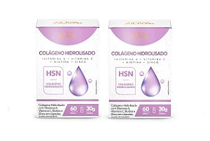 Kit 2uni Colágeno Hidrolisado + HSN 30g 60 Cáps - MixNutri