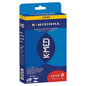 Preservativo Extralubrificado K-Med K-Misinha 8uni - Cimed
