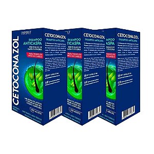 Kit 3uni Cetoconazol Shampoo 100ml - Prevent Pharma