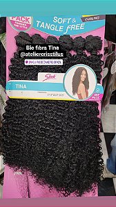 Cabelo Bio fibra Tina cor 1 preto