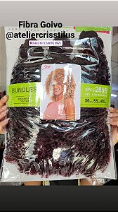 Cabelo Orgânico Goivo 60cm cor T1B/530B