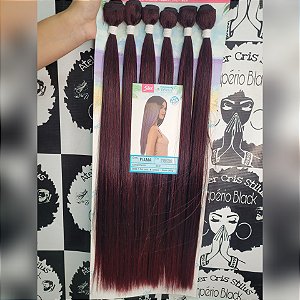 Cabelo bio fibra Fiama sleek cor t1b/530b