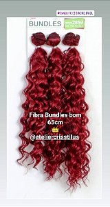 Cabelo orgânico Bundles bom cor Rose Red