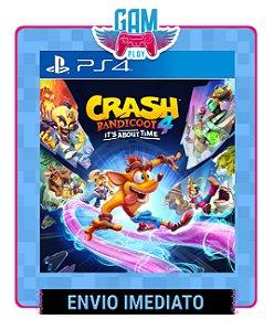 Crash Bandicoot 4: It’s About Time - Playstation 4 - Edição Padrão - Midia Digital