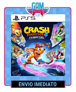 Crash Bandicoot 4: It’s About Time - Playstation 5 - Edição Padrão - Midia Digital