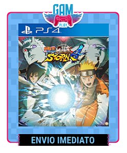 Naruto Shippuden Ultimate Ninja Storm 4  -  Playstation 4 - Edição Padrão - Midia Digital