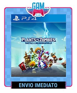 Plants vs Zombies: Batalha por Neighborville  -  Playstation 4  - Edição Padrão - Midia Digital
